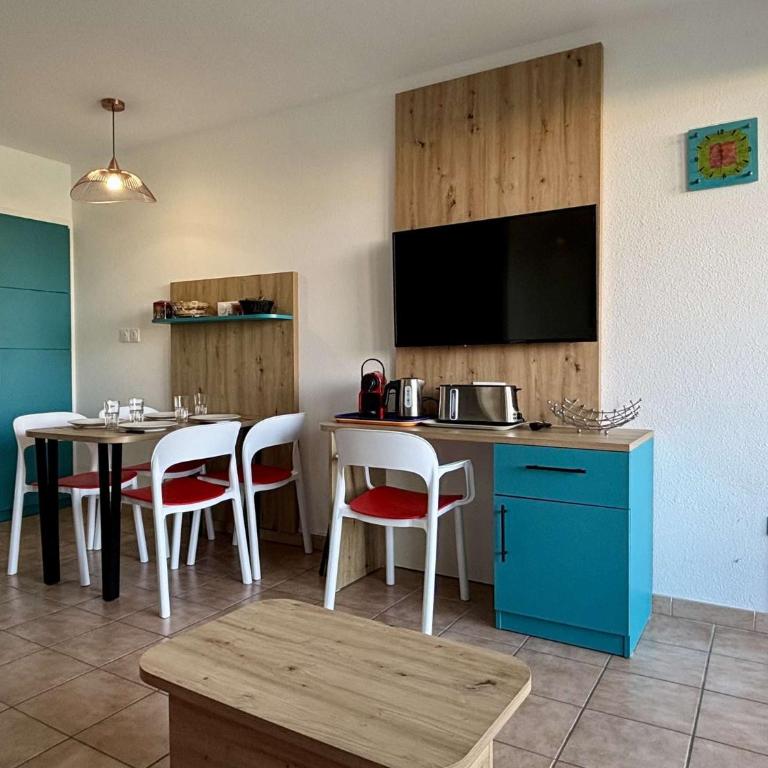 Appartement 2 pièces dans résidence avec piscine au Port d'Argelès sur Mer AR045-C64 - Apartment - 8