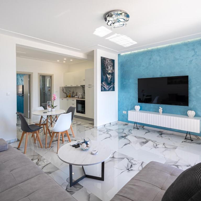 Apartments Iria - Apartman s 1 Spavaćom Sobom, Pogledom na More i Terasom - 4