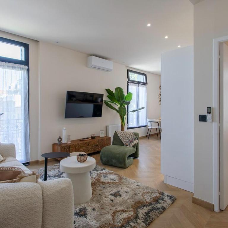#52 Staywizus - Etoile Suite ,Central, Balcony, AC - 5 min Place Massena - Appartement 2 Chambres - 12