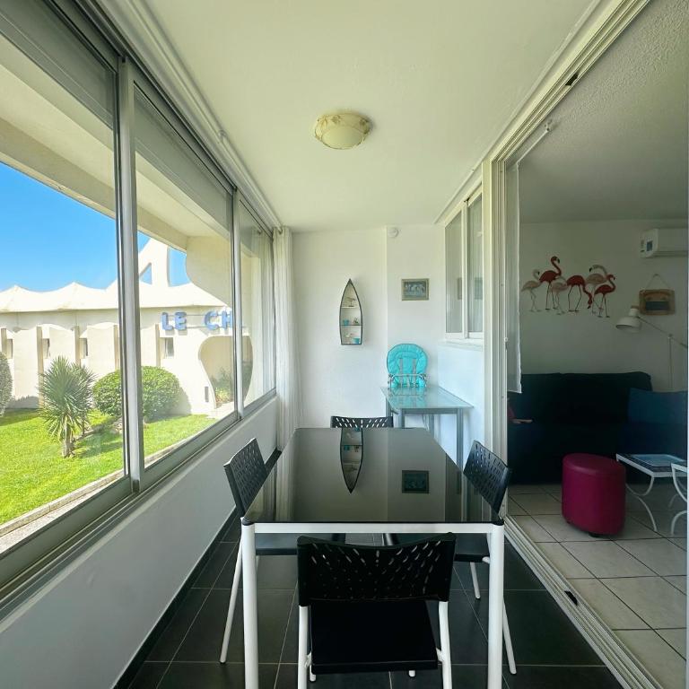T2 Cocon lumineux en Bord de mer avec Piscine, Tennis et Parking - Appartamento con 1 Camera da Letto - 8