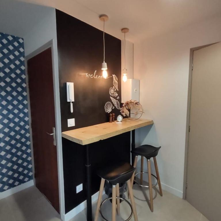 Chic Studio Roberta à Tours - Parking gratuit, Gare de Tours et St-Pierre-des-Corps TGV & Parc Expo - Apartment mit 1 Schlafzimmer - 9