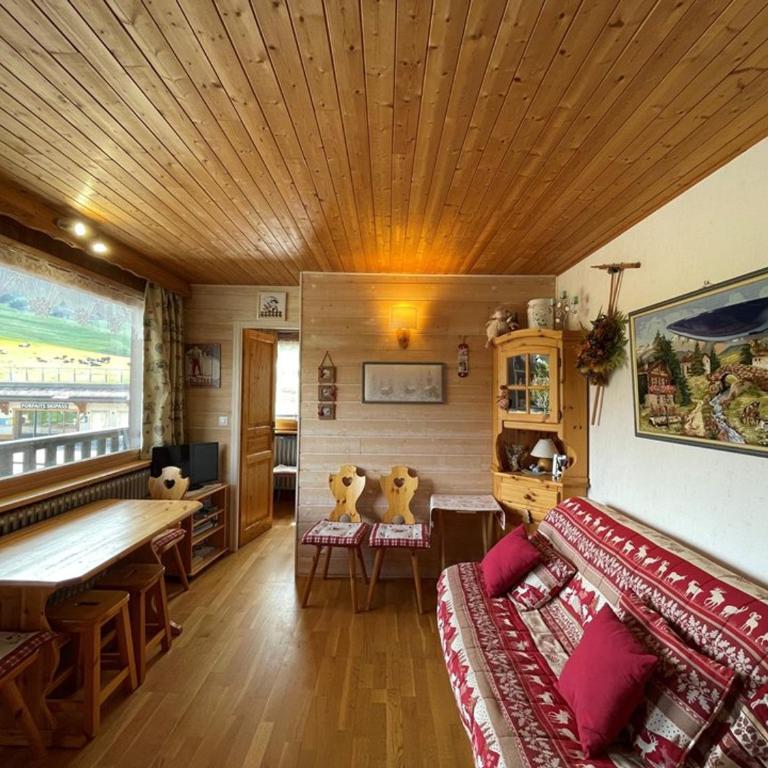 Appartement cosy 4 pers, au coeur de Crest-Voland, proche pistes, parking, balcon - Apartment mit 1 Schlafzimmer - 6