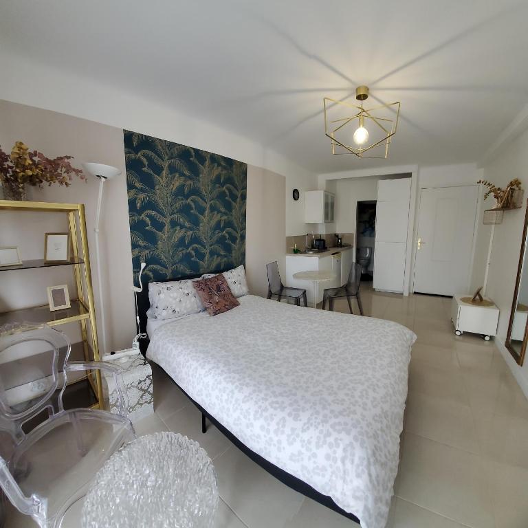 Cannes Centre Studio Lumineux et Cosy, 9 Min du Palais et des Plages, avec Balcon, Clim - Studio avec Terrasse - 8