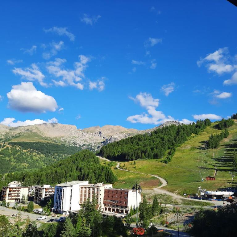 Studio avec balcon et vue exceptionnelle au Super-Sauze - skis aux pieds - Studio - Vue sur Montagne - 12