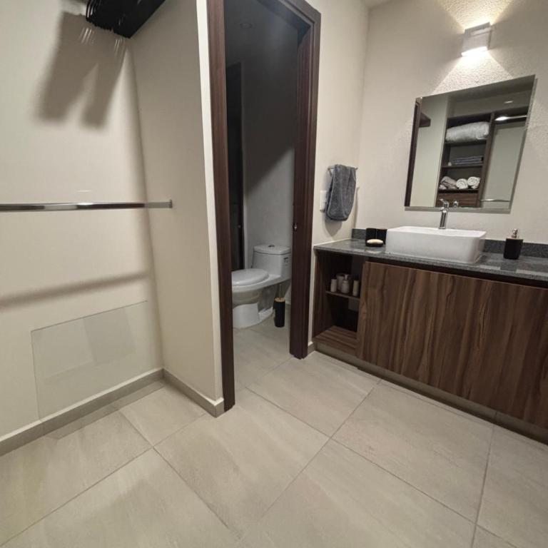 Departamento residencial con alberca y gym - Two-Bedroom Apartment - 6