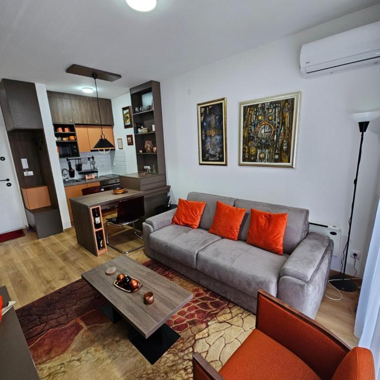 Apartmani Dragulji Vrnjačka Banja, Parking uključen, centar na 5 min - One-Bedroom Apartment - 16