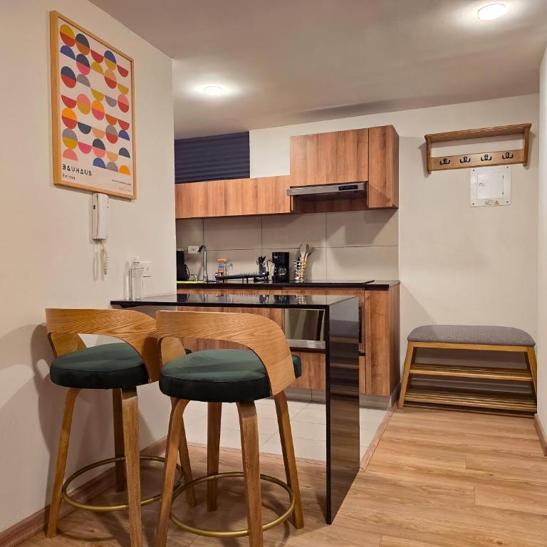 Cerca a La Candelaria, Bogotá, moderno con parqueadero - Apartamento de 1 dormitorio - 34