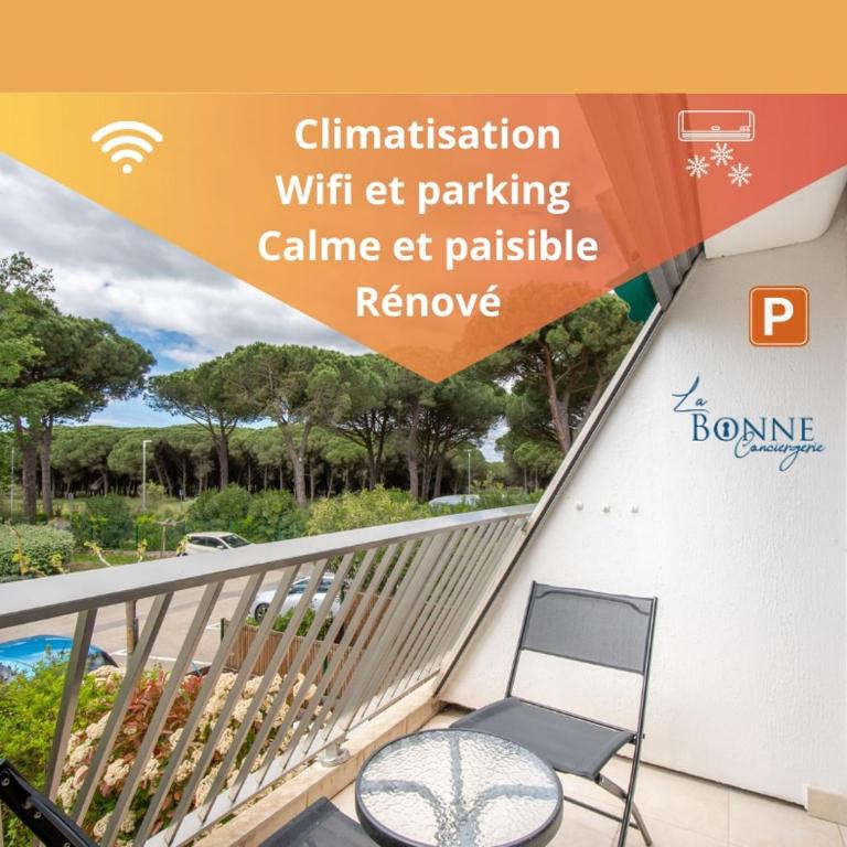 Le sable et pinède - Apartment mit 2 Schlafzimmern und Balkon - 1