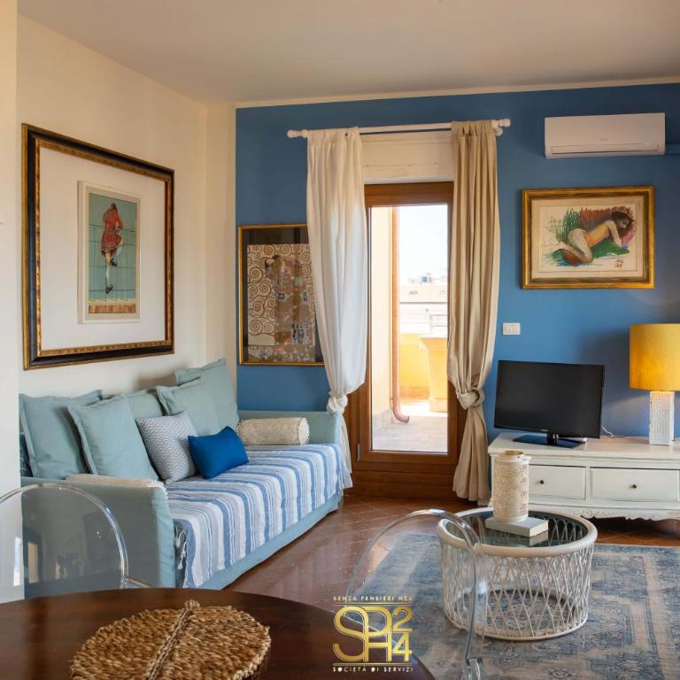 Panoramic penthouse on the Gulf of Alghero - Two-Bedroom Apartment with Sea View - 12