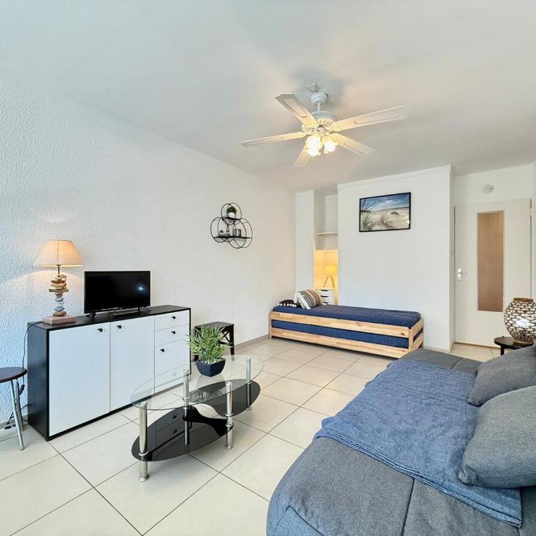 Studio Cozy - Loggia - Plage 200m - Apartment mit Gartenblick - 4