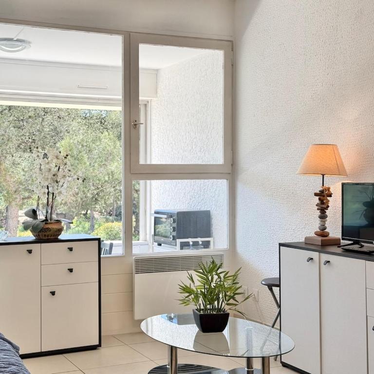 Studio Cozy - Loggia - Plage 200m - Apartment mit Gartenblick - 9