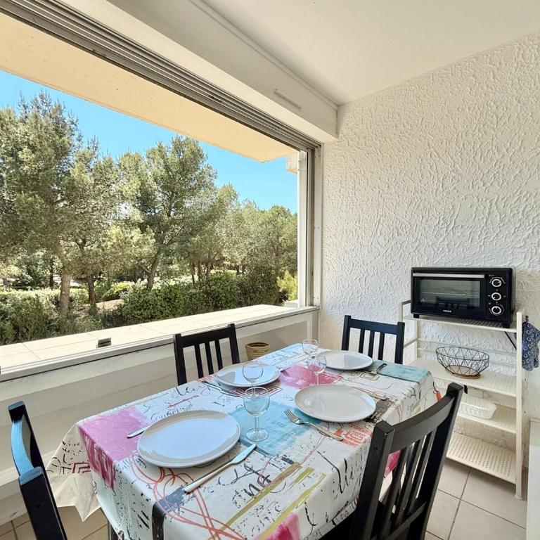 Studio Cozy - Loggia - Plage 200m - Apartment mit Gartenblick - 11