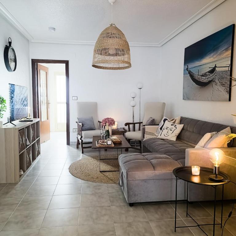Mar Azul- At the center, Playa del Acequion, Sea 200 m - Two-Bedroom Deluxe Apartment with Balcony - 8