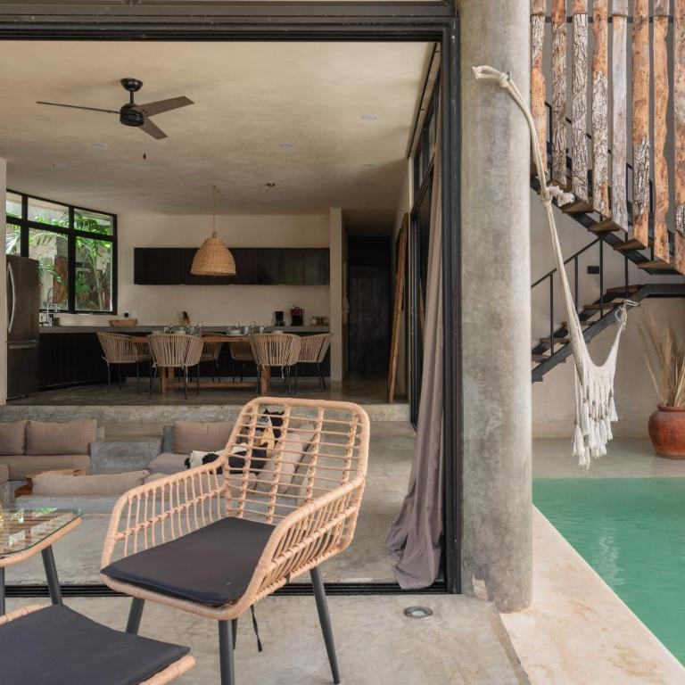 Villa Rousseau Tulum Jungle Priv Pool Concierge 1B - Villa de 3 dormitorios - 17