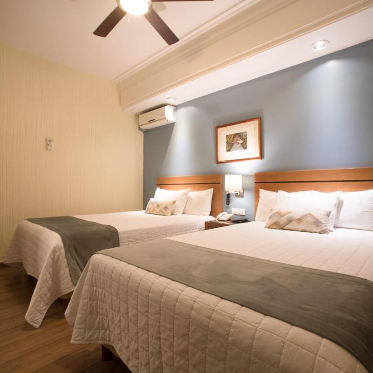 Hotel Abu - Habitación Doble adaptada para personas con discapacidad - 2 camas - 1