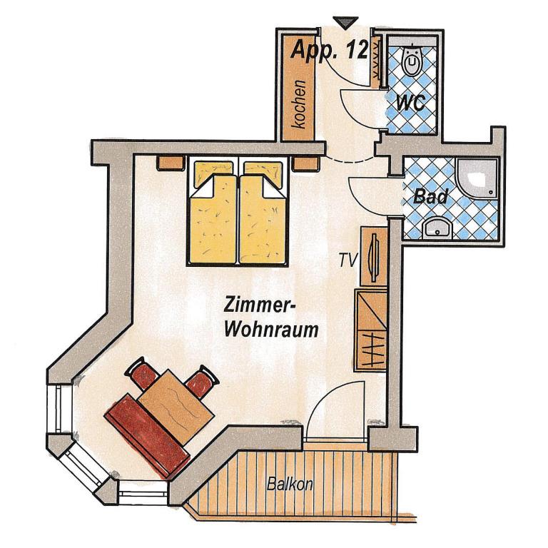 Wallnerhof - Apartment mit Balkon - 9