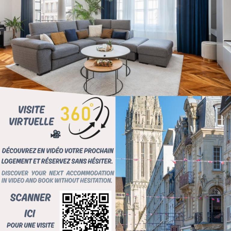 Appartement d'exception en plein coeur de Caen - One-Bedroom Apartment - 2