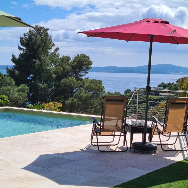 Lou Pei Magnifique vue mer Piscine chauffée 10x5m 5 ch 5sdb - Villa - 2