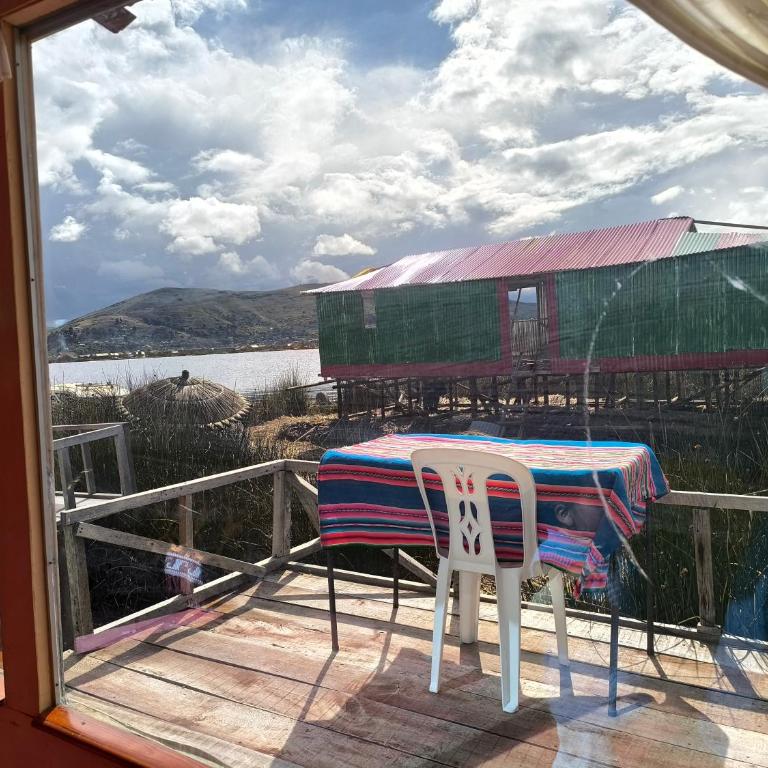 Uros Casa de Yolanda - Habitación Doble con vistas al jardín - 2 camas - 1