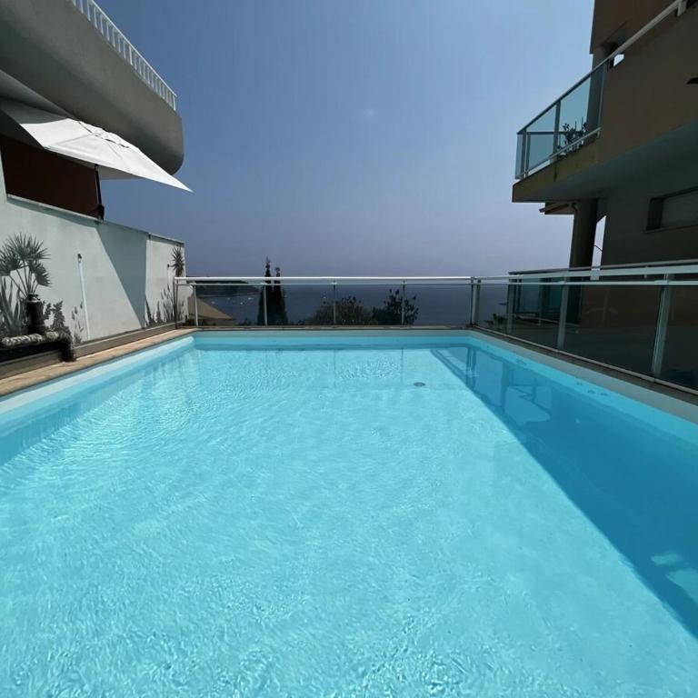 Studio vue mer limitrophe à Monaco - Appartement-Studio avec 1 Lit Double - 16