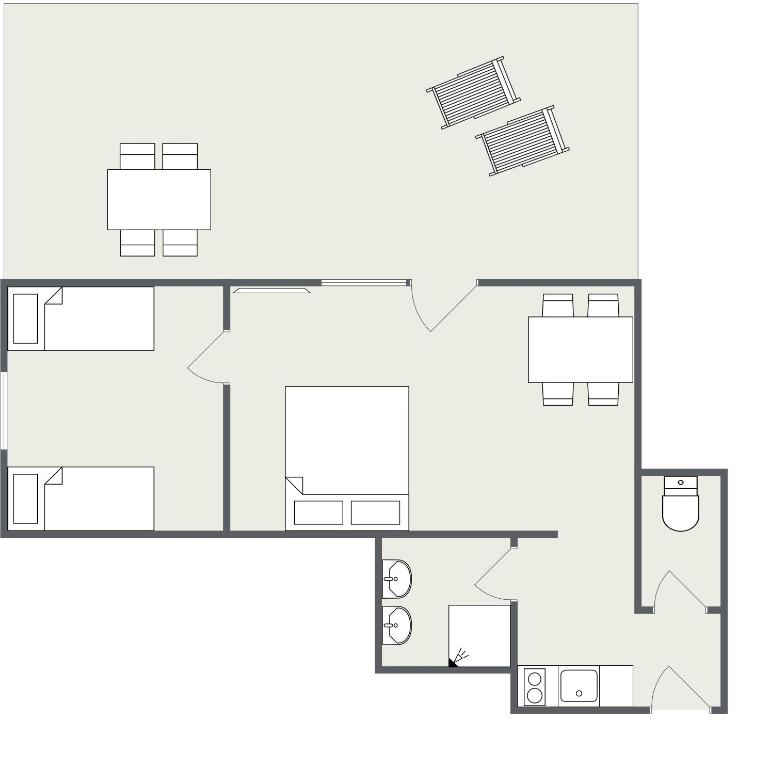 Appartement Haus Drobollach - Apartment mit 1 Schlafzimmer und Balkon - 8