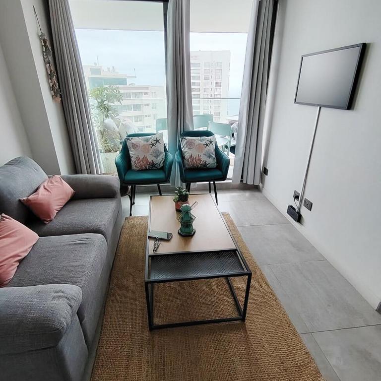 Reñaca Encantador - Departamento precioso con dos dormitorios en suite, sol y vista al mar - Two-Bedroom Apartment - 4