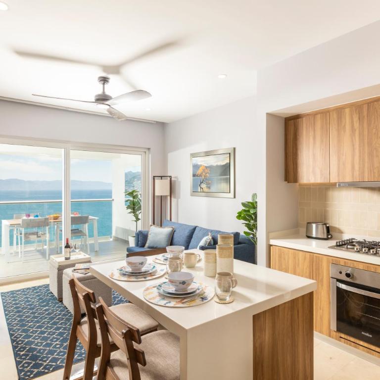 Designer 1BR Beachfront Retreat – Wake Up to the Waves - One-Bedroom Apartment - 13