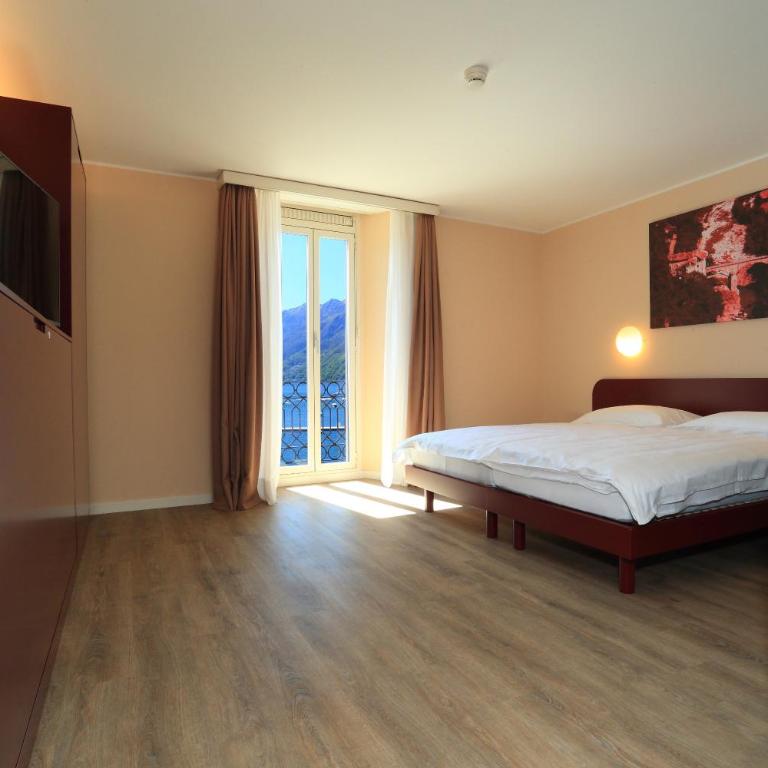 Hotel Elvezia Ascona - Camera Doppia con Letti Singoli con Balcone e Vista Lago - 3
