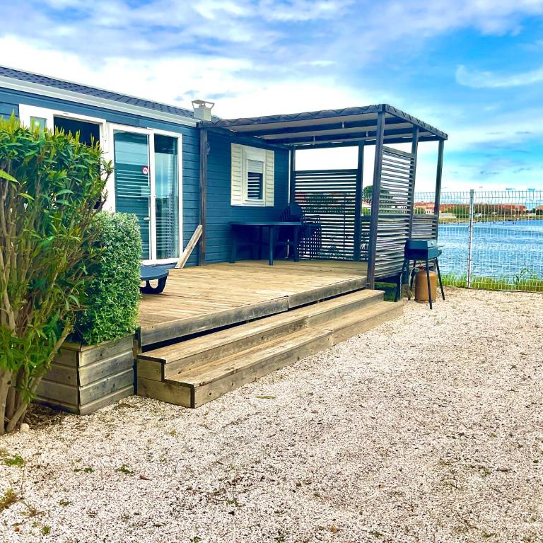 Azur Premium Climatisé 4 étoiles au camping la presqu'île du Barcarés vue imprenable - Mobile Home - 2