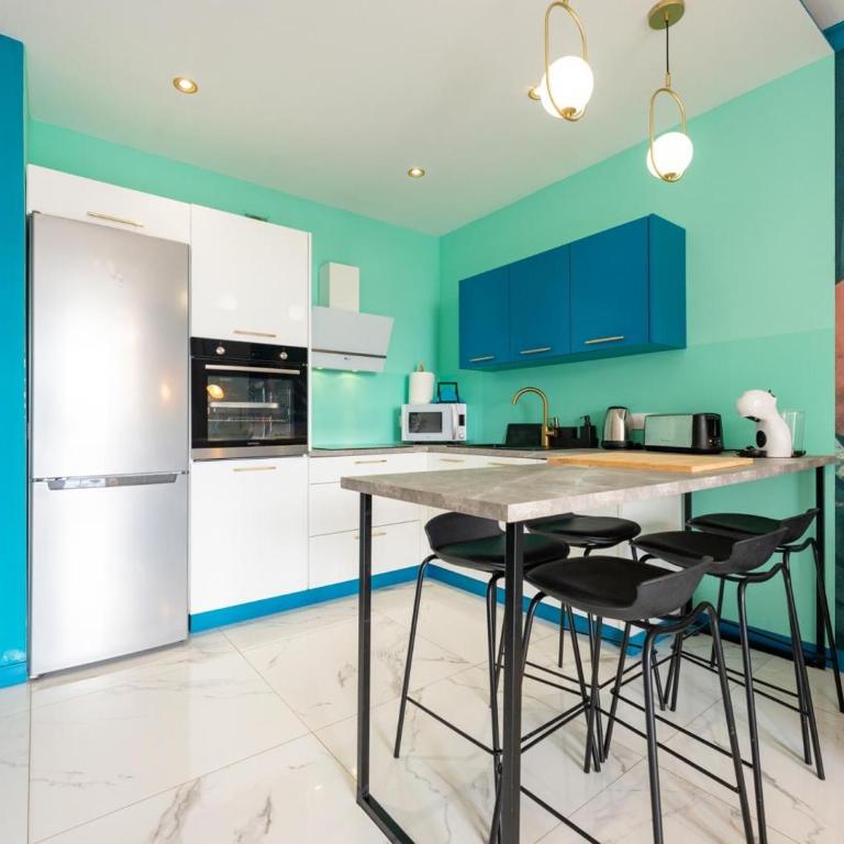 Chic 1BR Ocean View with AC AND Pool in Playa Paraíso - Apartamento - 38