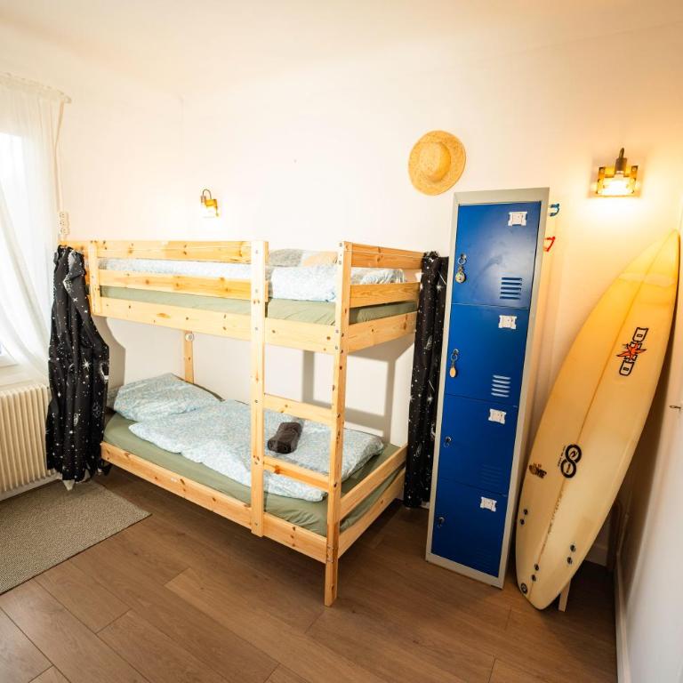 Capbreton Surf House - Lit Superposé dans Dortoir Mixte - 4