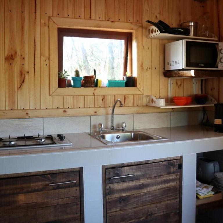 Cabaña con tinaja y camas de cuarzo en Licantén - Apartamento de 1 dormitorio - 10