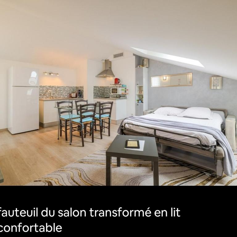 Appartements Au Cros De Cagnes - Appartement Mansardé sans Balcon - 5