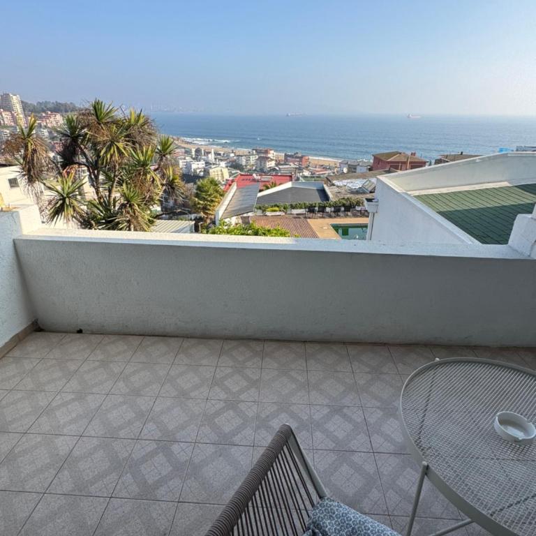 Hotel Camino del Alto Reñaca - Habitación Doble Deluxe con balcón y vistas al mar - 2