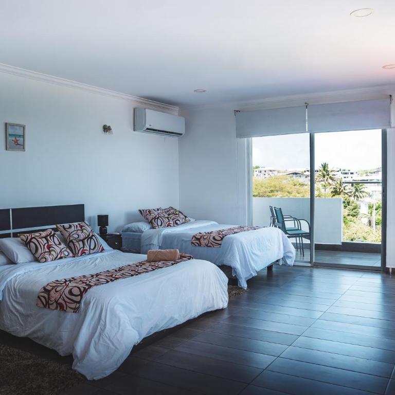 SeaSide Hotel - Habitación Doble con vistas al mar - 2 camas - 4