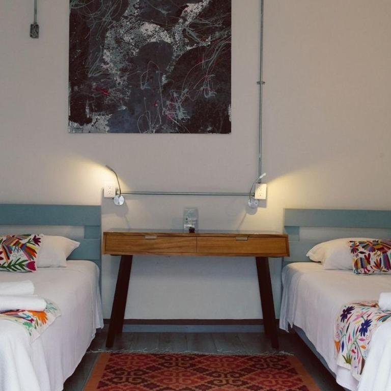 BKL Hotel Oaxaca - Habitación Doble con baño privado externo - 2 camas - 14