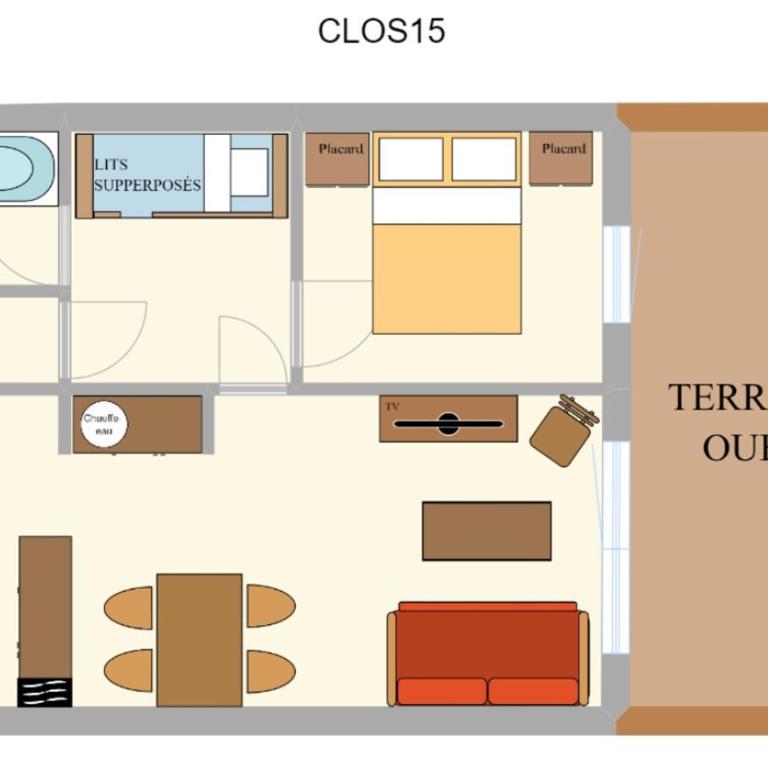 Appartement spacieux 6 personnes avec WIFI à Aussois - FR-1-508B-36 - Apartment - 10
