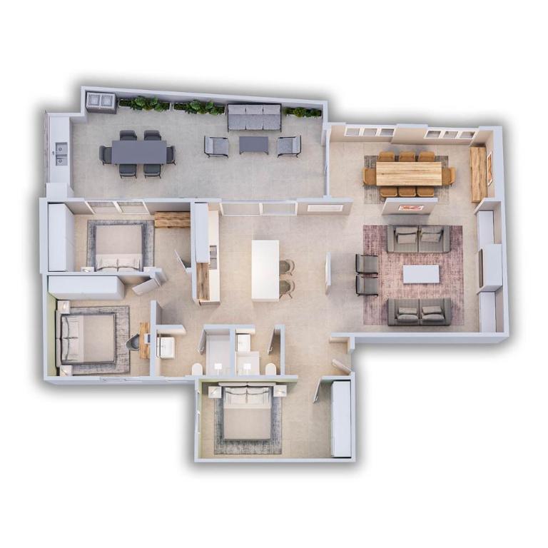 Alamos Holiday Apartment by Solaga Holiday Homes - Apartamento con terraza - 1