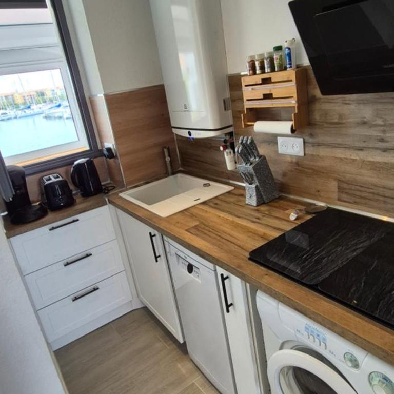 Studio 4 pers, vue mer, parking, wifi, ponton - Apartment mit 1 Schlafzimmer - 6