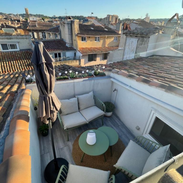 DUPLEX MIRABEAU - Roof terrace with panoramic view - Appartement 2 Chambres - 34