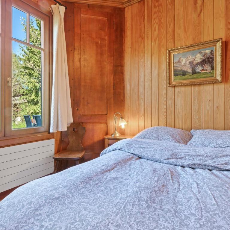 Grand chalet rustique à Gryon, avec vue et cheminée - Chalet - 16