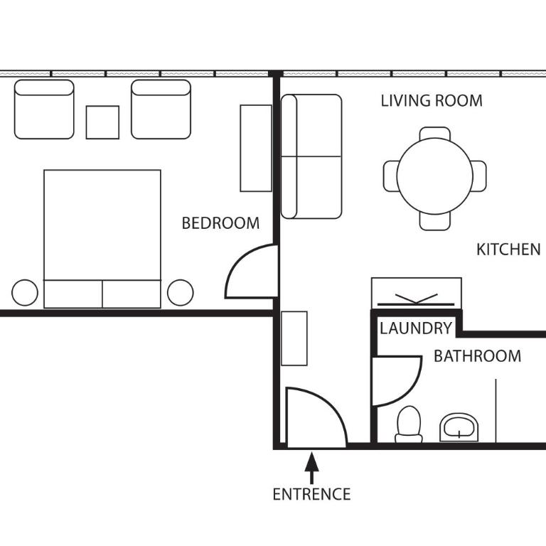 New Belgrade Roses Apartment - One-Bedroom Apartment - 24
