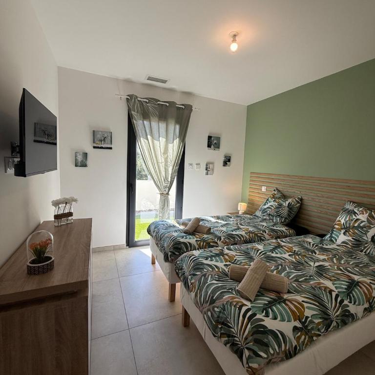 Villa neuve piscine Bali Spa Vue Pyrénées 5 min Cité - Villa mit 3 Schlafzimmern - 26