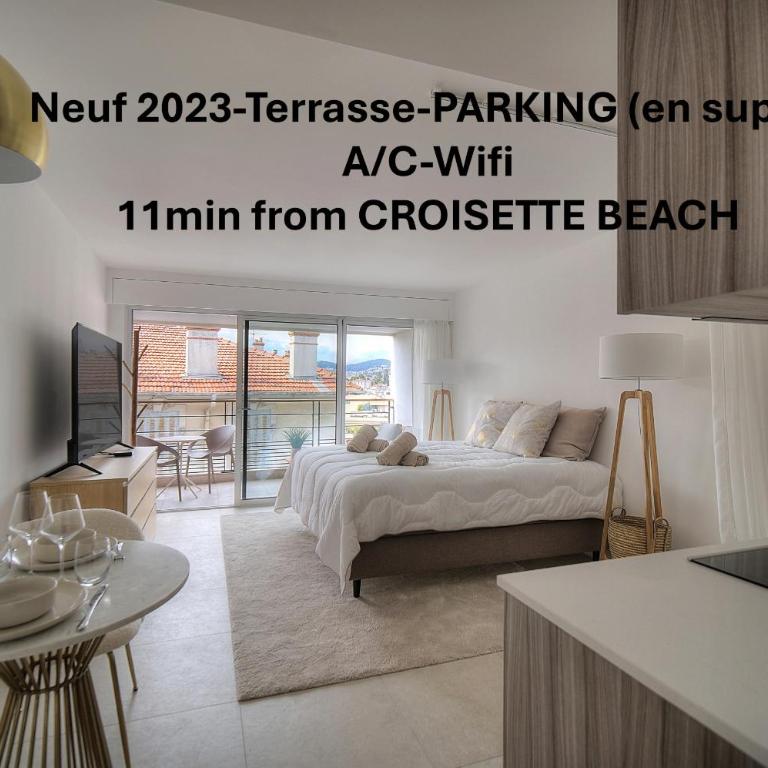 Sublime Studio TERRASSE, Edith Cavell- proche CROISETTE A0B196 - Studio - Accessible aux Personnes à Mobilité Réduite - 1