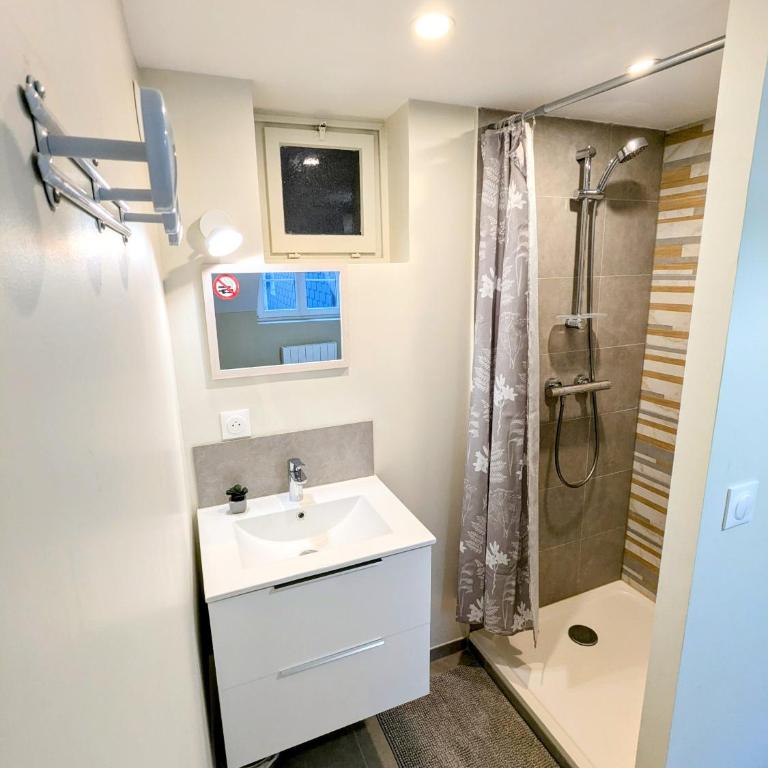 Le Bourgogne - Chambres privées cosy et rénovées avec douche - Centre historique - Habitación Doble con aseo compartido - 2
