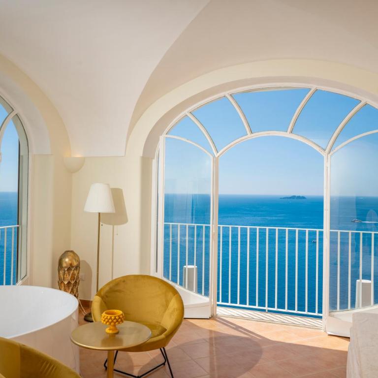 Villa Santa Chiara Positano Suites - Suite King con Vista Mare - 5