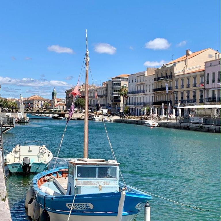 #Sète T2 Clim & Balcon Vue Mont Saint Clair - Apartment mit 1 Schlafzimmer - 4