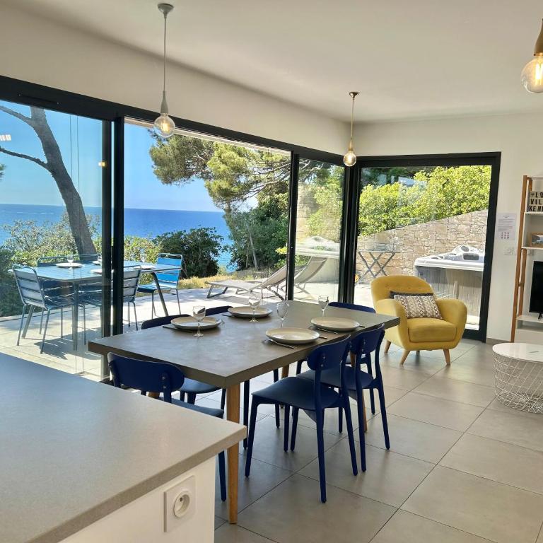 Villa Kennedy Corniche Vue exceptionnelle Jacuzzi Parking privé RoucasBlanc - Villa mit 2 Schlafzimmern - 12