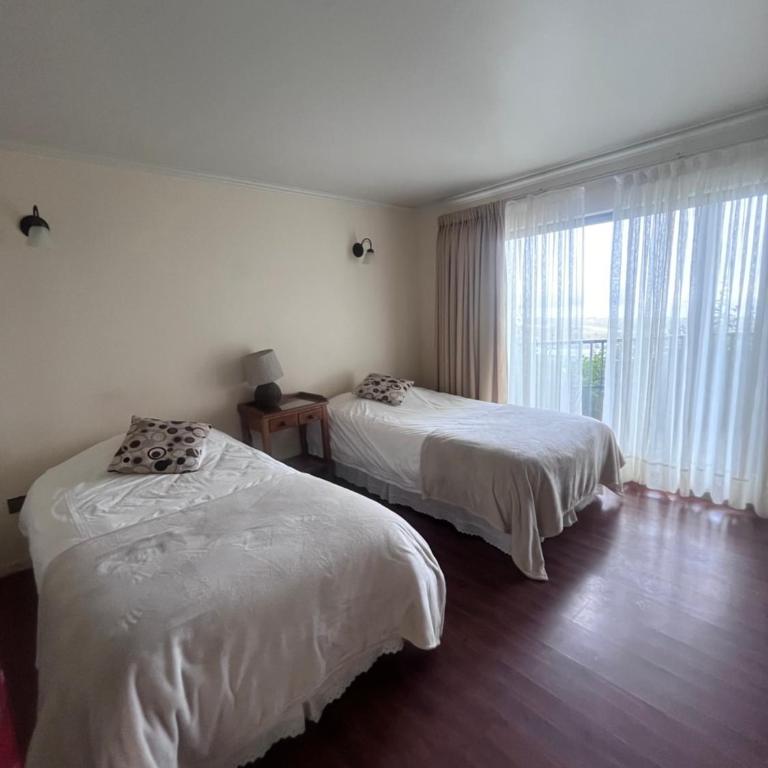 Antulafken Hotel, Cabañas y Restaurant - Habitación Doble - 2 camas - 1