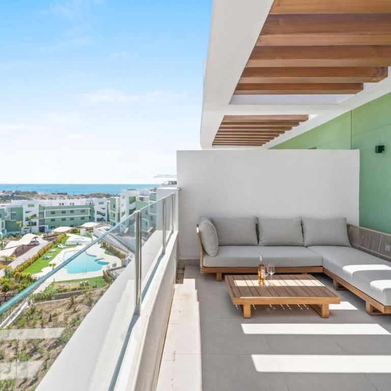 Sea View Apartment in La Cala de Mijas - Ipanema Homes - Golf, Mountains & Sea - Pool, Sauna & Hammam - Apartamento - 1